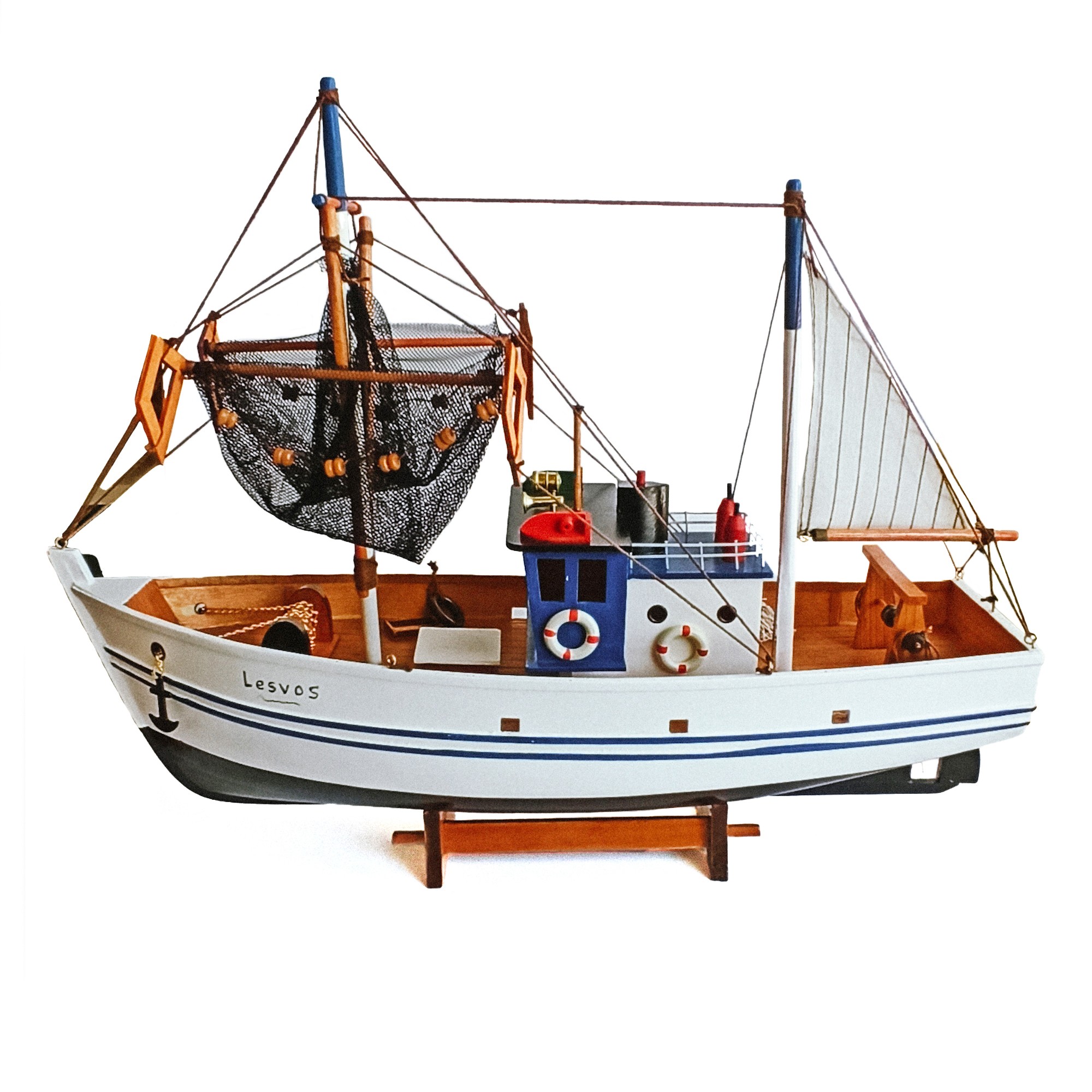 Olive Wood Craft Boat