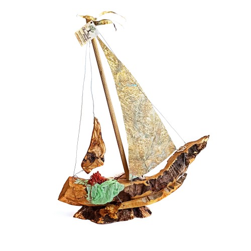 Sailing Boat With Oxidized Cloth