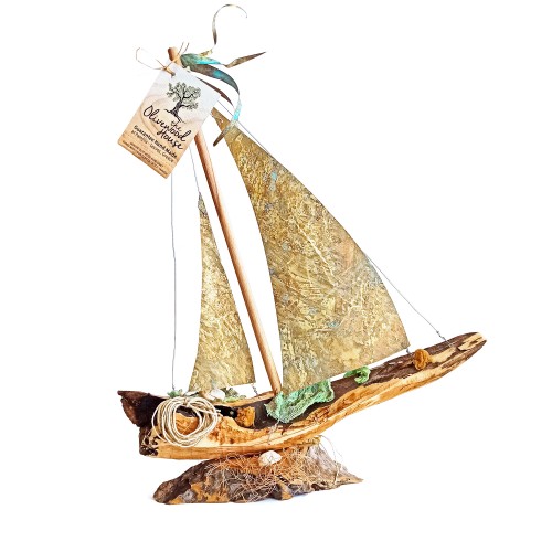Sailing Boat With Oxidized Cloth