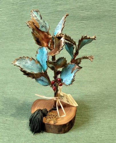 Φυσικό Κλαδί Γκι Επιχρυσωμένο Με Χρυσό 24Κ-image2-307