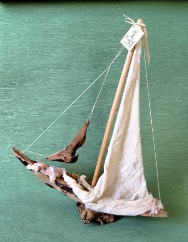 Καράβι Ιστιοφόρο με πανί γάζα -image2-724