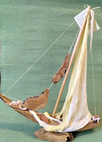 Καράβι Ιστιοφόρο με πανί από γάζα -image2-861