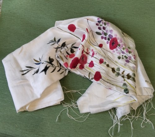 Silk Scarf Handpainted-image2-472