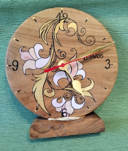 Hand painted table clock -image2-510
