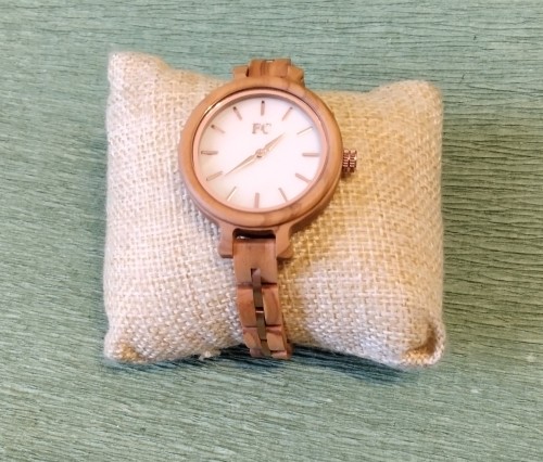   Καταπληκτικό ρολόι από ξύλο ελιάς με μπρασελέ και καντράν με φιλντισι-image2-933