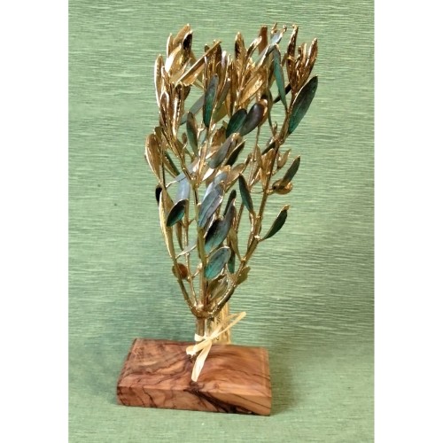 Φυσικό Κλαδί Ελιάς Επιχρυσωμένο Με Χρυσό 24Κ-image2-299