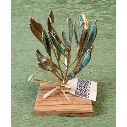 Φυσικό Κλαδί Ελιάς Επιχρυσωμένο Με Χρυσό 24Κ-image2-308