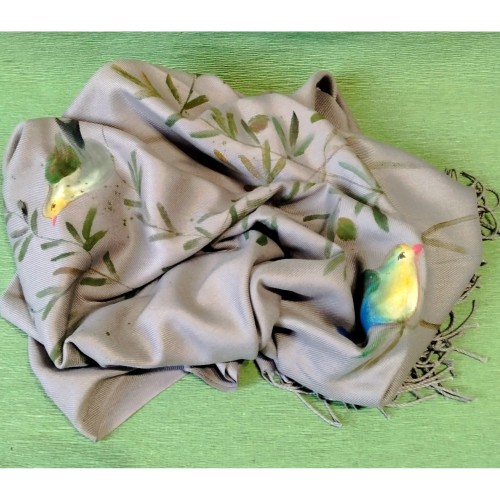 Εσάρπα κασμίρ  Ζωγραφισμένη Στο Χέρι-image2-825