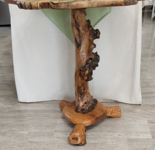 Handcrafted Ollive Wood Table-image2-714