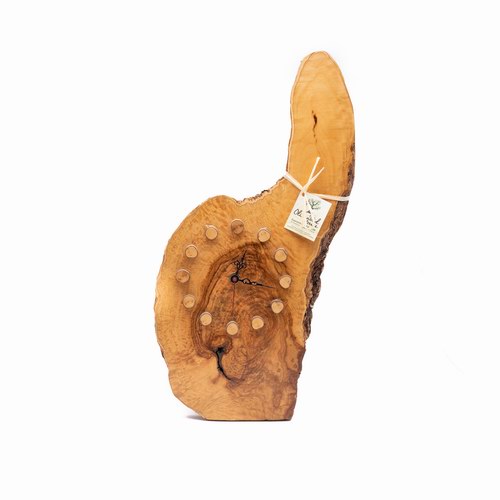Wall Clock Part Of A Root Of A Centenarian Olive Tree-image2-503