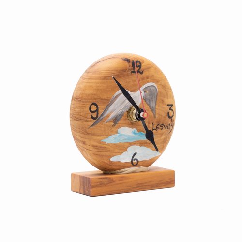 Table Clock Painted \'Gull\