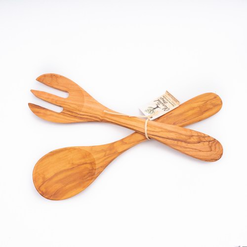 Handcrafted Salad Set Fork-Spoon