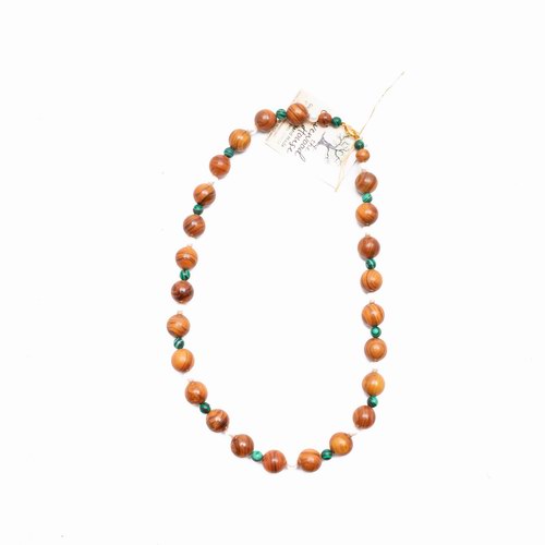 Κολιέ Με Μαλαχίτη & Πέρλα-image2-623