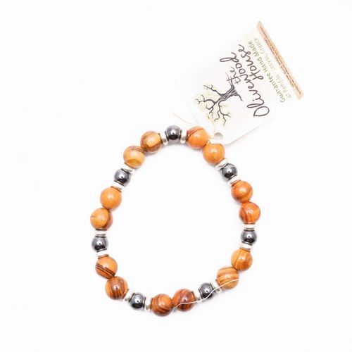 Tyre Bracelet With Hematite-image2-640