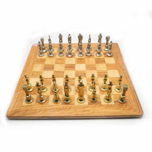 Σκάκι Mωσαϊκό Με Πιόνια Μεταλλικά-image2-575